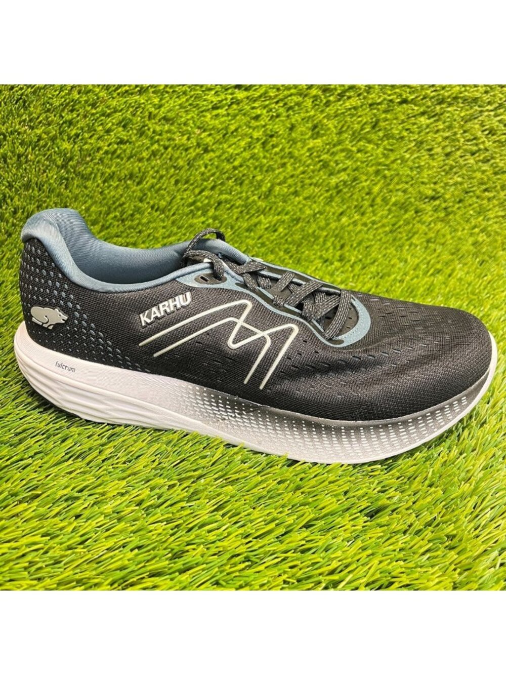 Karhu Ikoni Ortix Hivo Mens Size 9 Black White Athletic Running Shoes Sneakers